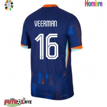 Camiseta Países Bajos Joey Veerman #16 Visitante Equipación Eurocopa 2024 manga corta